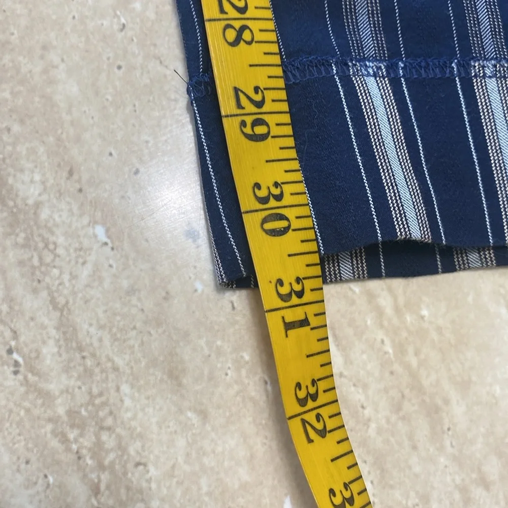 J.Crew Striped Blue Women's 2 piece pant suit, Excellent Condition, - Picture 15 of 16